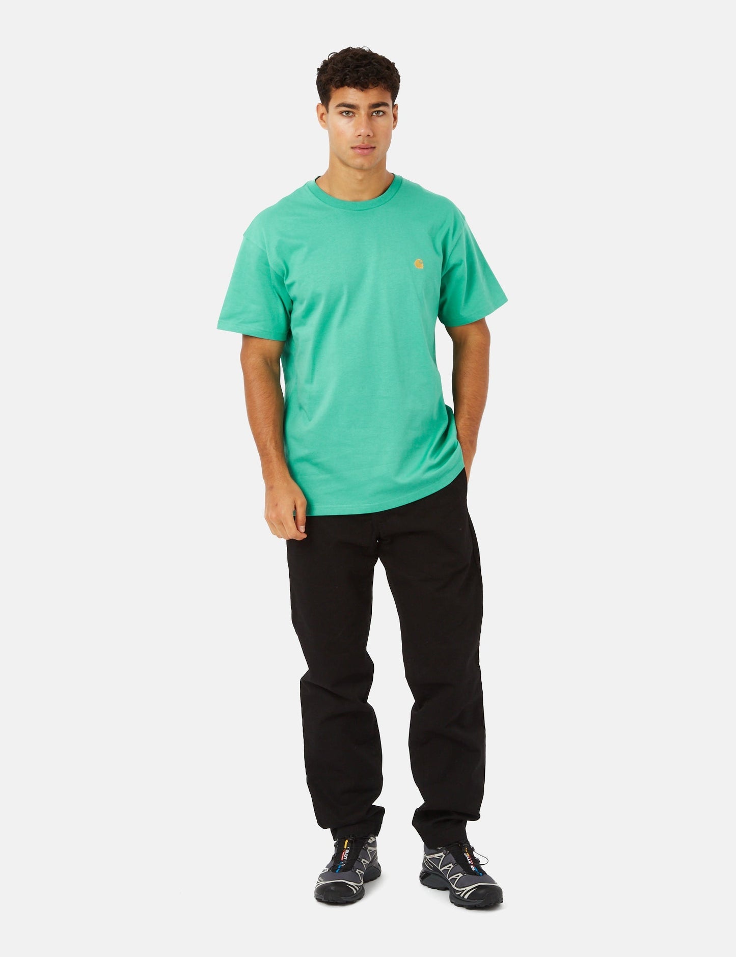 Chase T-Shirt (Loose) - Aqua Green