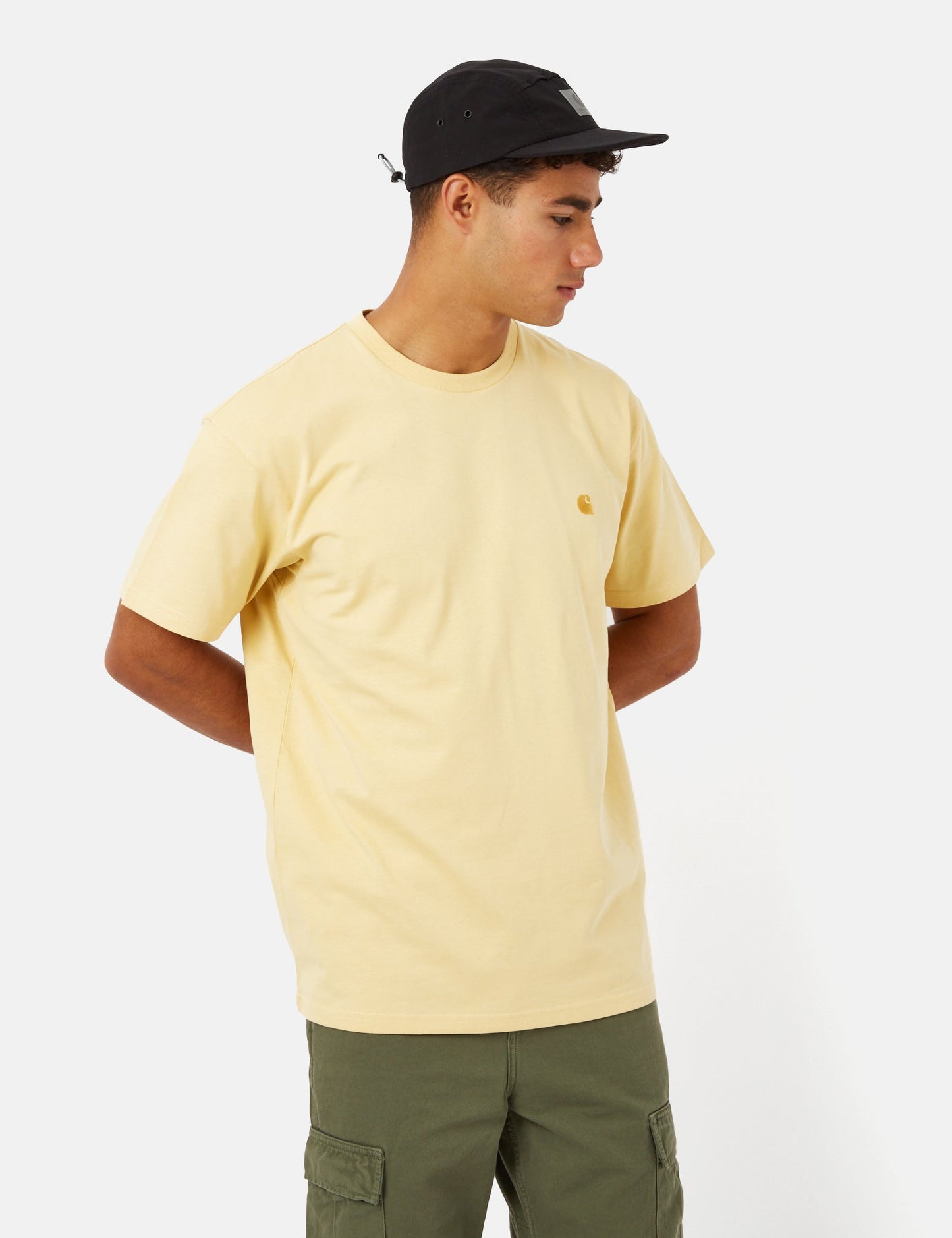 Chase T-Shirt (Loose) - Sable Khaki/Gold