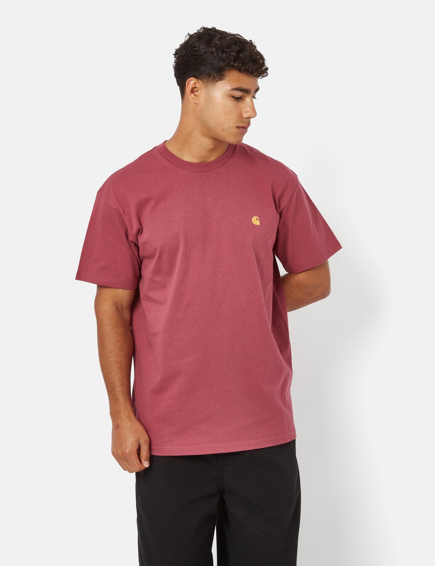 Chase T-Shirt (Loose) - Glassy Pink/Gold