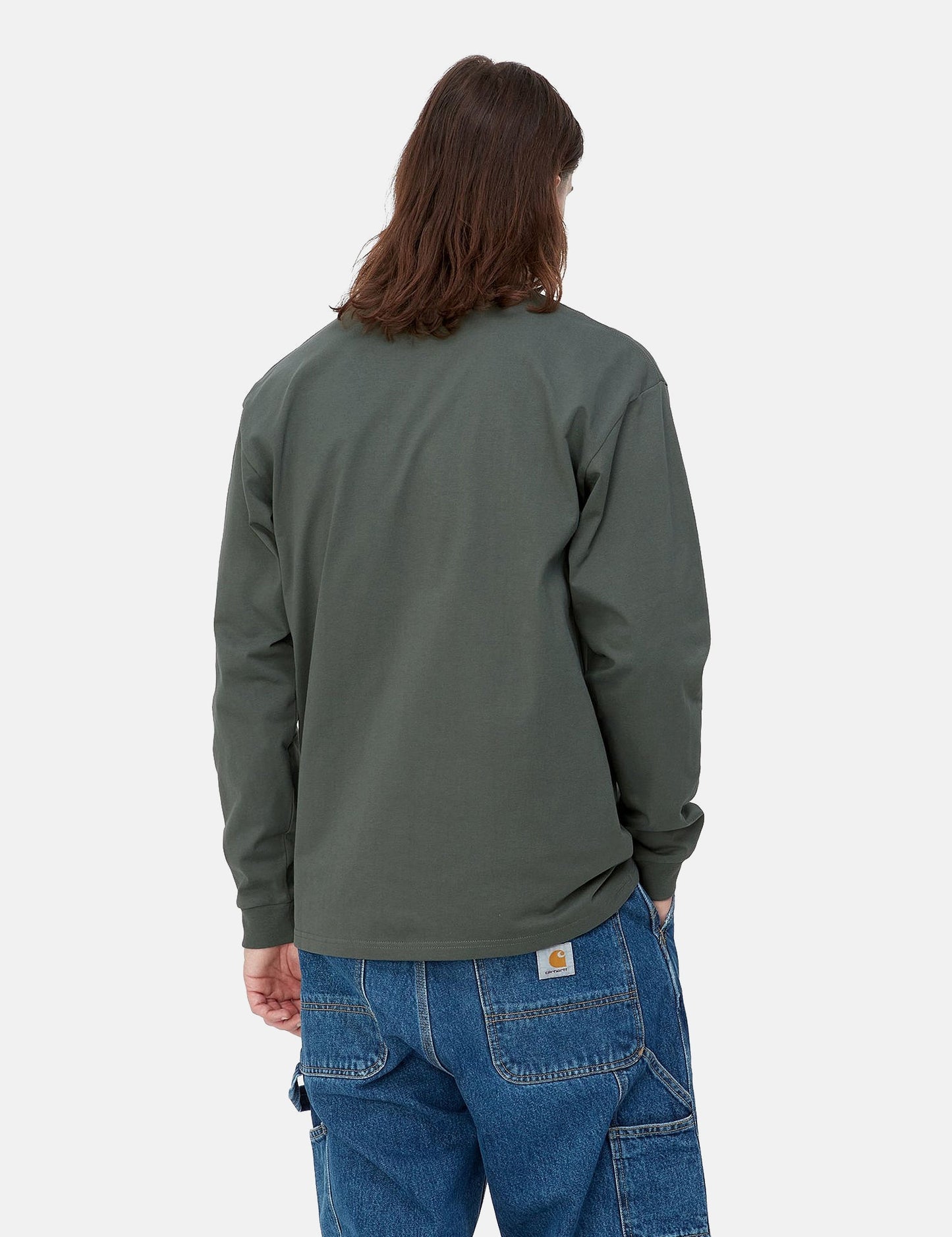 Chase Long Sleeve T-Shirt (Loose) - Jura Green