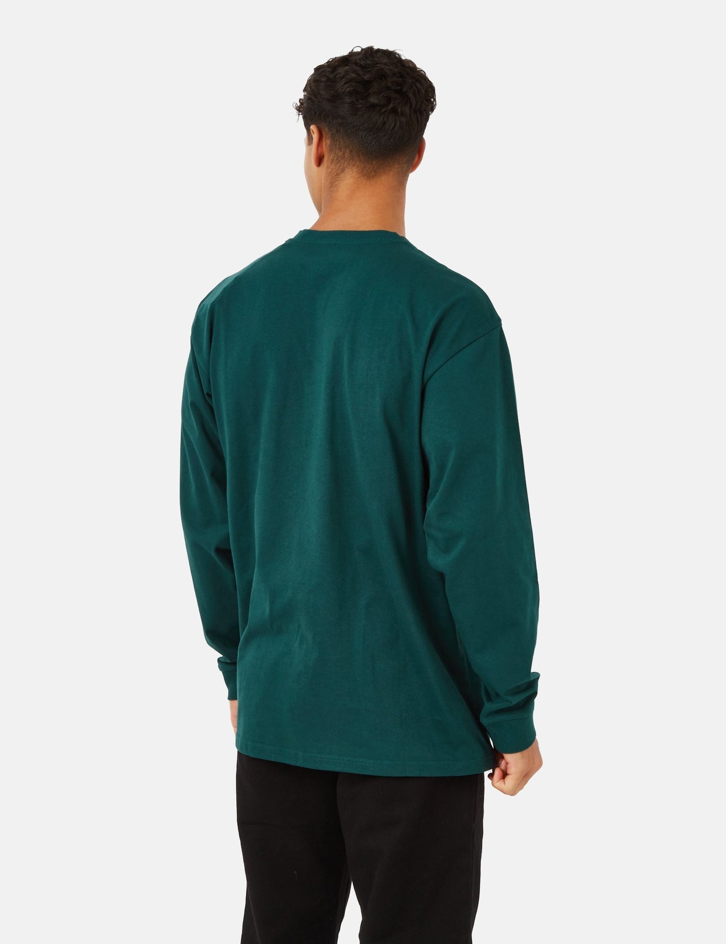 Chase Long Sleeve T-Shirt (Loose) - Botanic Green