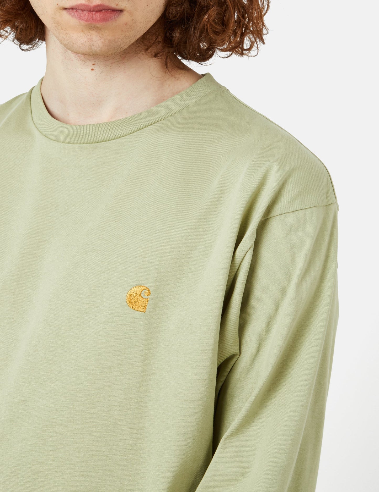 Chase Long Sleeve T-Shirt (Loose) - Agave Green