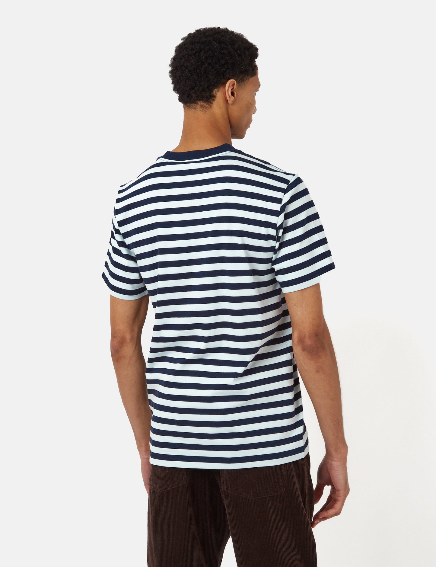 Scotty Stripe Pocket T-Shirt (Regular) - Atom Blue/Icarus Blue