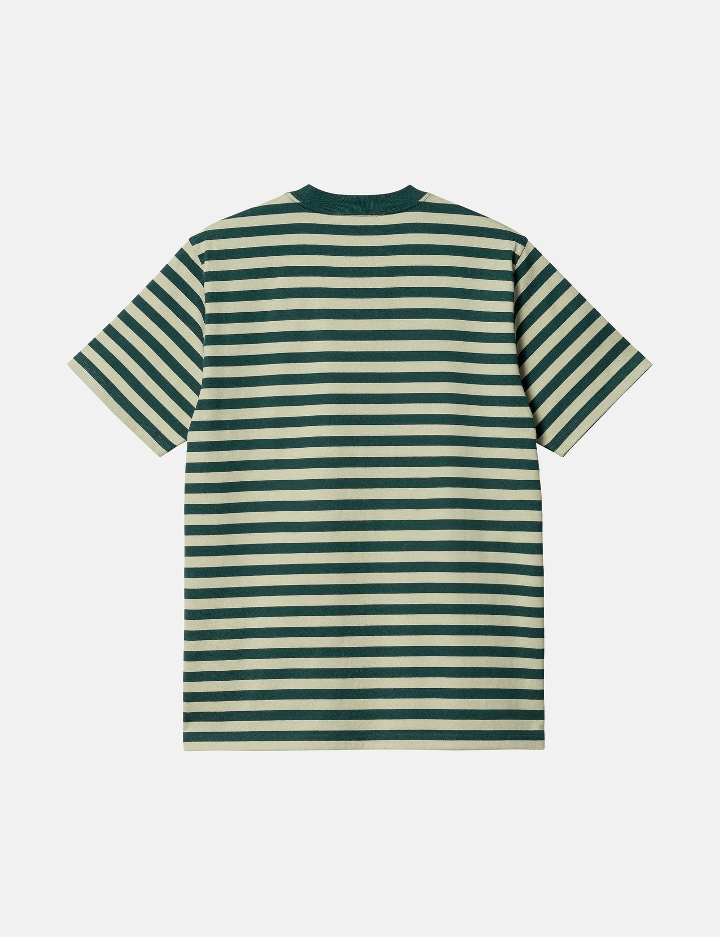 Scotty Stripe Pocket T-Shirt (Regular) - Botanic Green/Agave Green