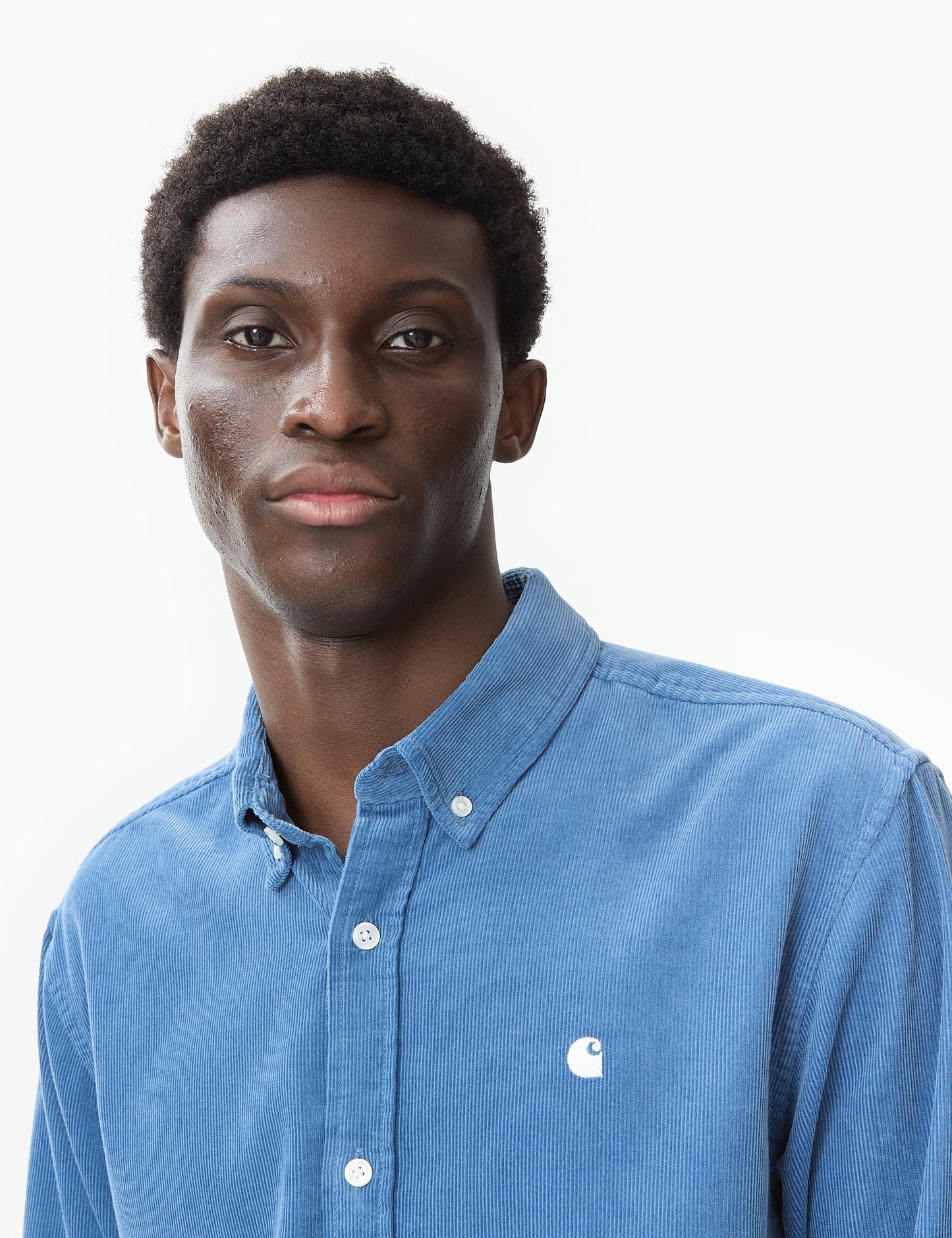 Madison Fine Cord Shirt (Regular) - Sorrent Blue