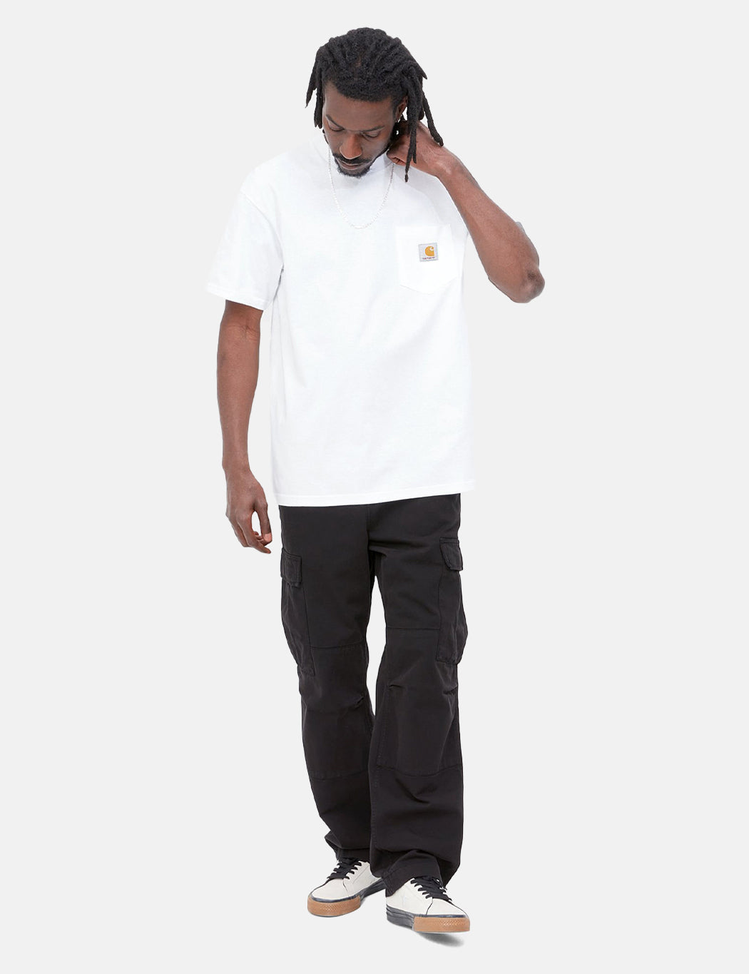 Local Pocket T-Shirt - White/Black