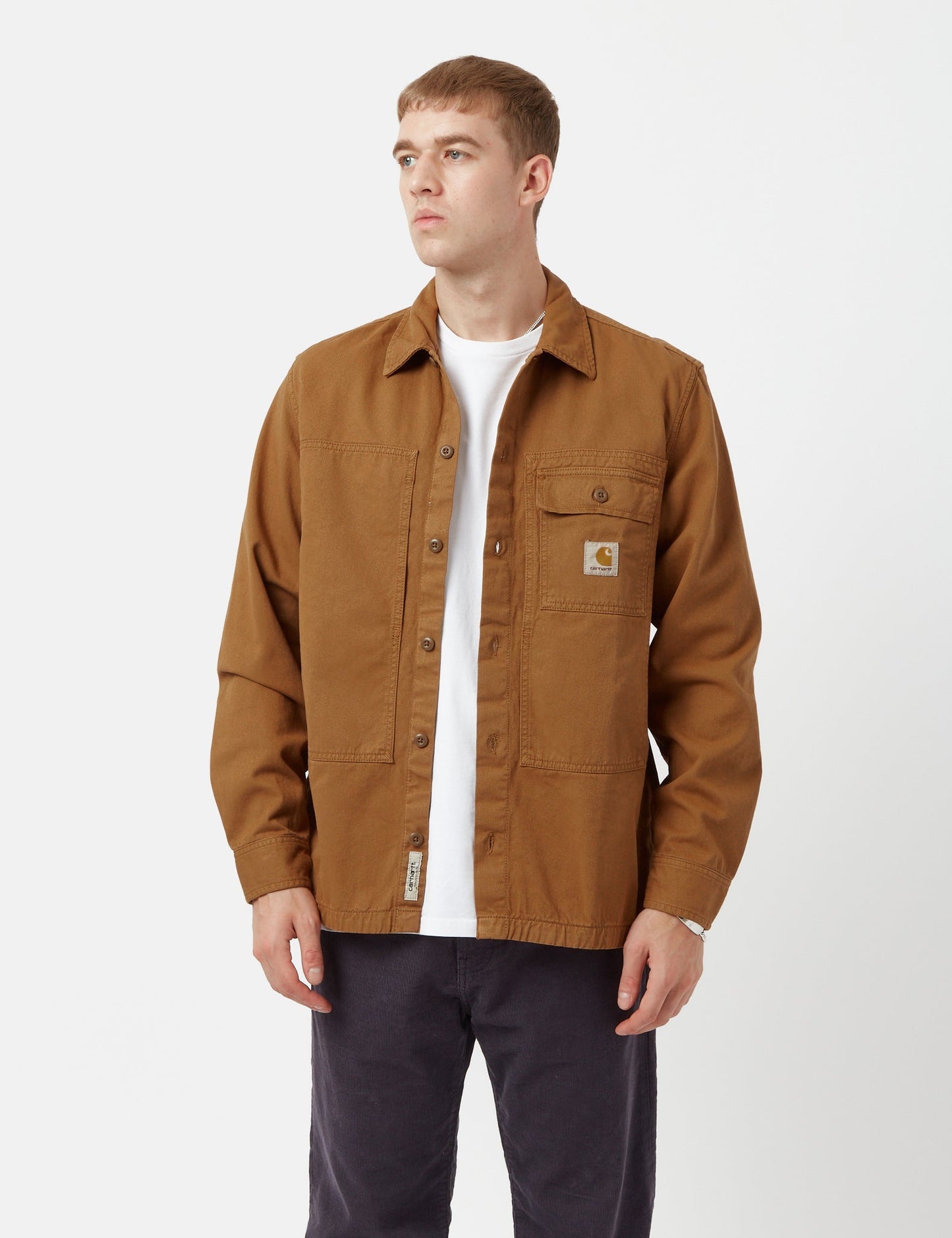 Charter Long Sleeve Shirt - Ammonite Brown