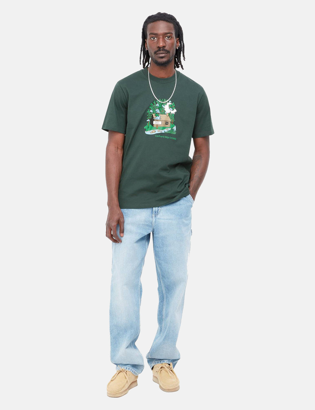 Cabin T-Shirt - Juniper Green