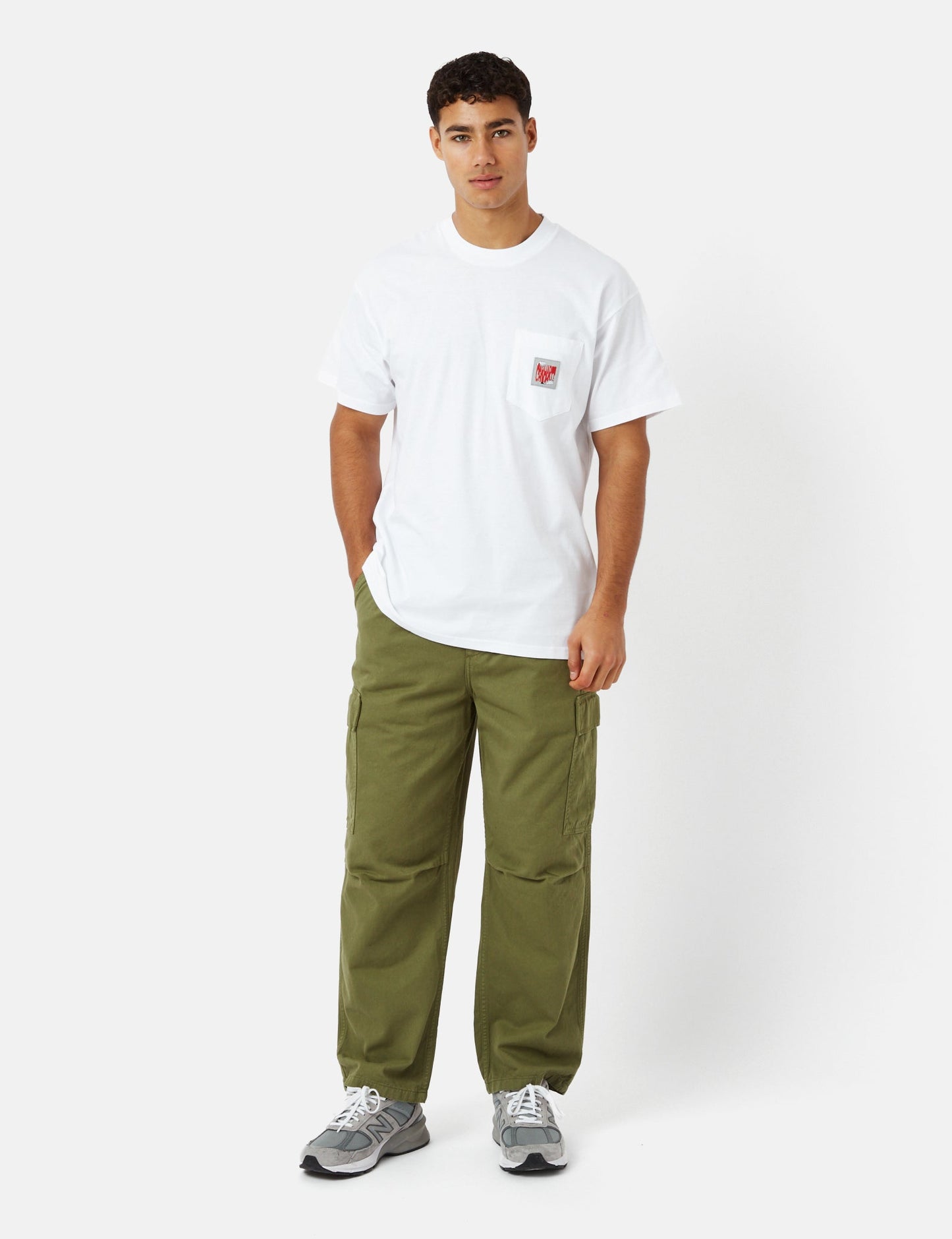 Cole Cargo Pant (Relaxed, Organic) - Kiwi Green