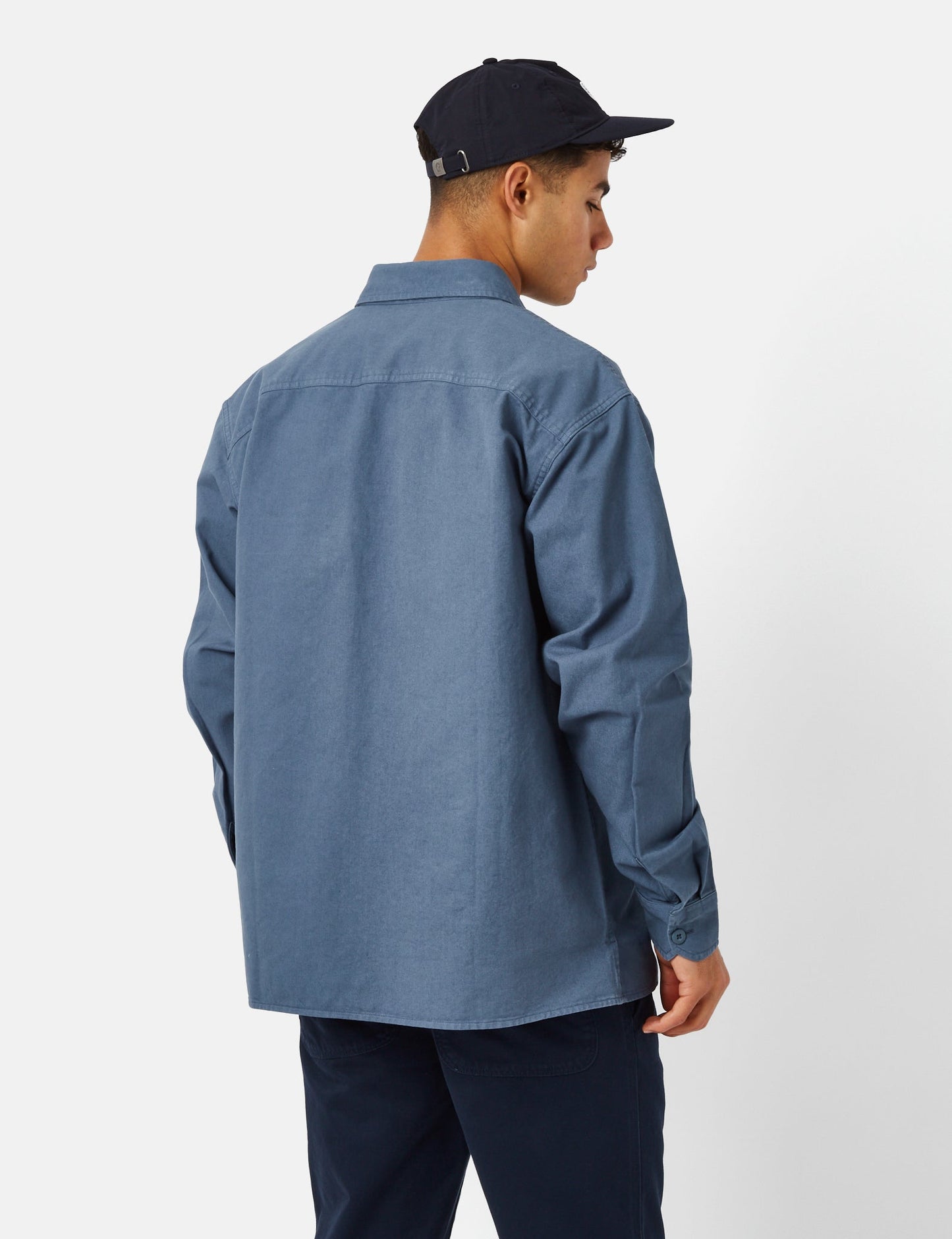 Reno Shirt Jacket (Garment Dyed) - Storm Blue