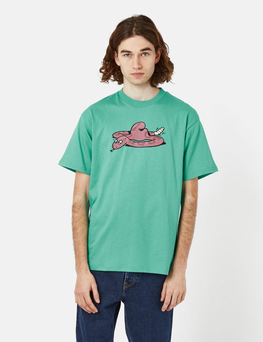 Snek T-Shirt (Organic) - Aqua Green