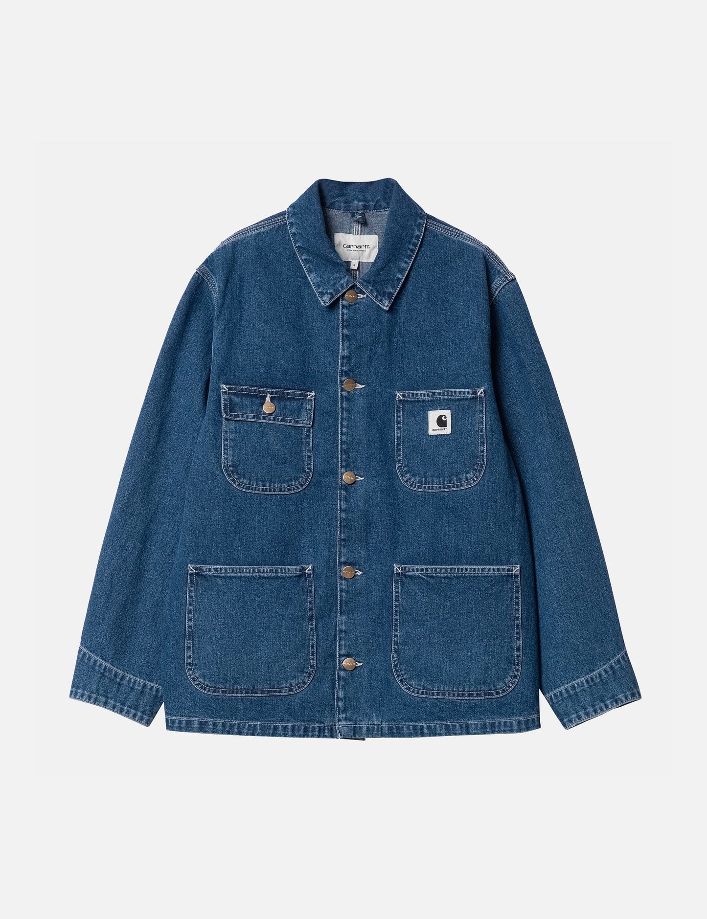 Womens OG Michigan Coat (Denim) - Blue Stone Washed