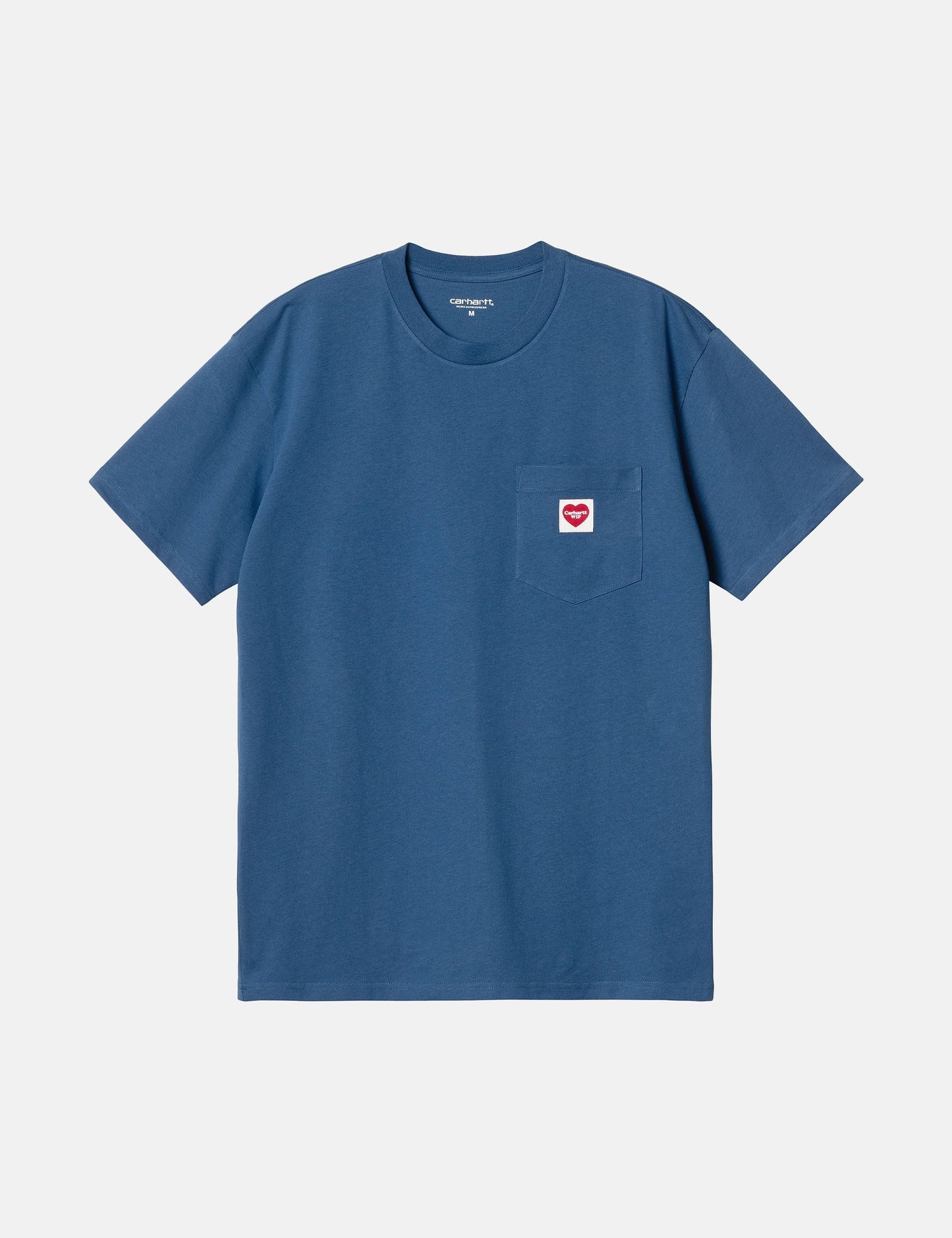 Pocket Heart T-Shirt (Loose) - Liberty Blue