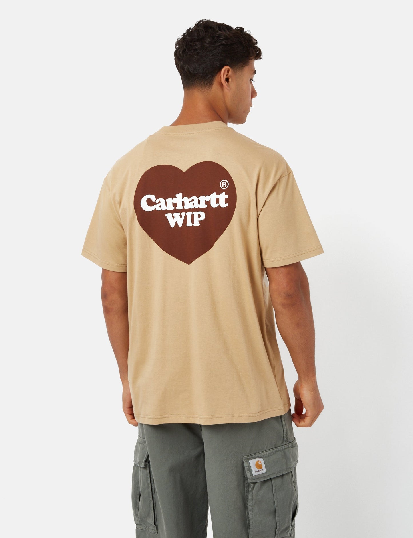 Double Heart T-Shirt (Organic) - Blue