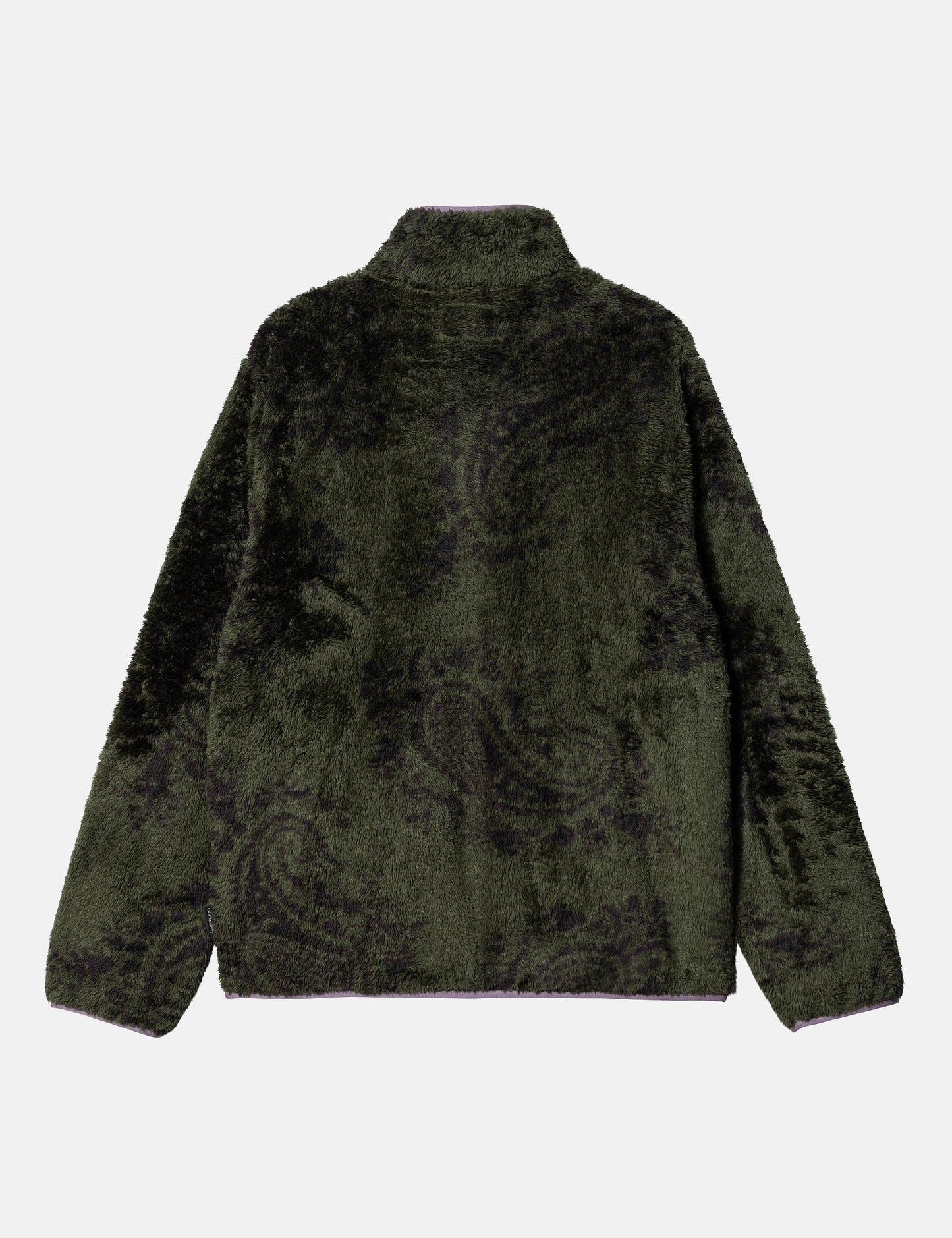 Jebson Sweat Jacket (Paisley Big Print) - Plant Green/Glassy Purple