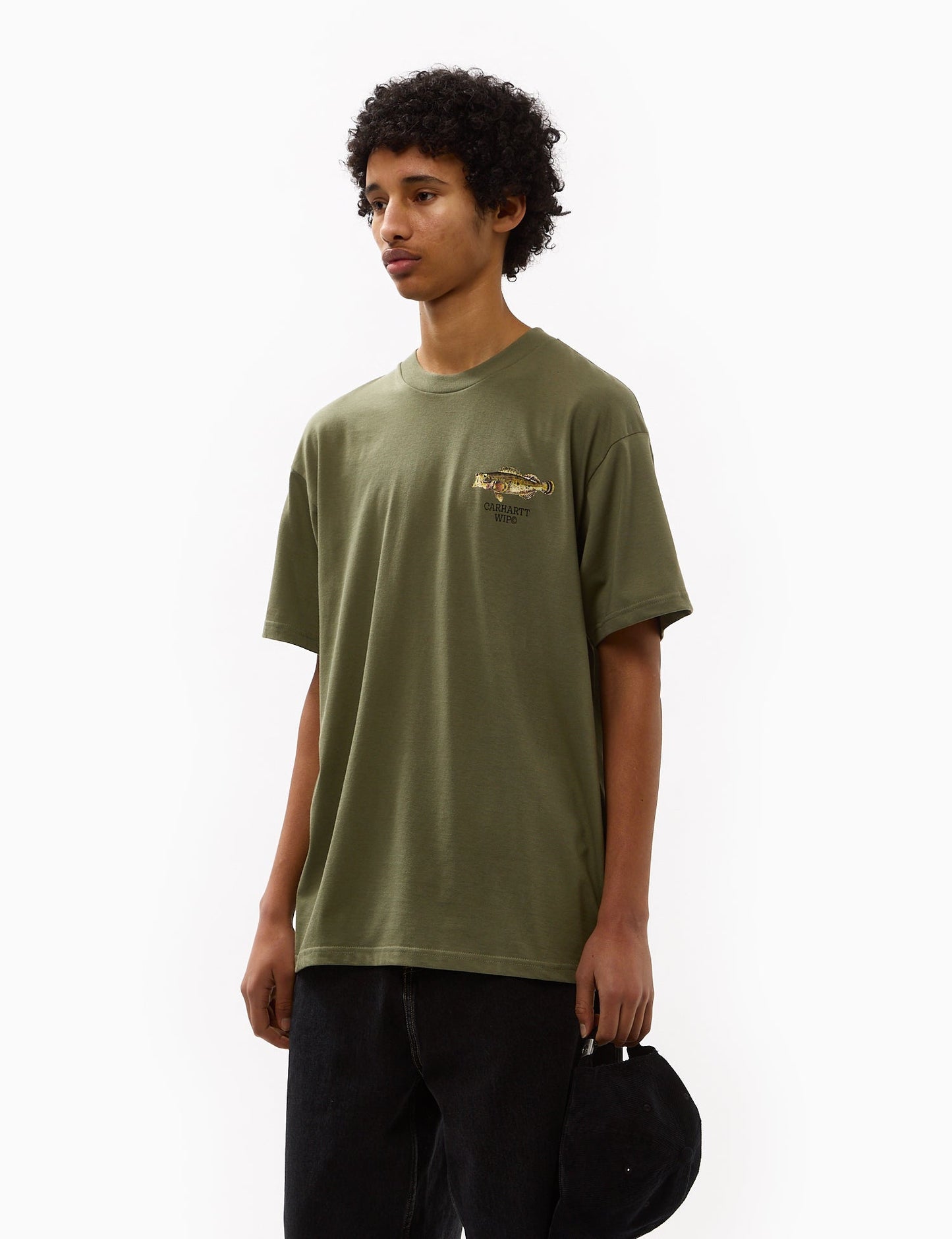 Fish T-Shirt (Loose) - Dollar Green